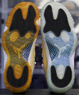 Icy Sole Jordan 11 Yellow Bottom Icy Soles Concord 11 Yellow Soles